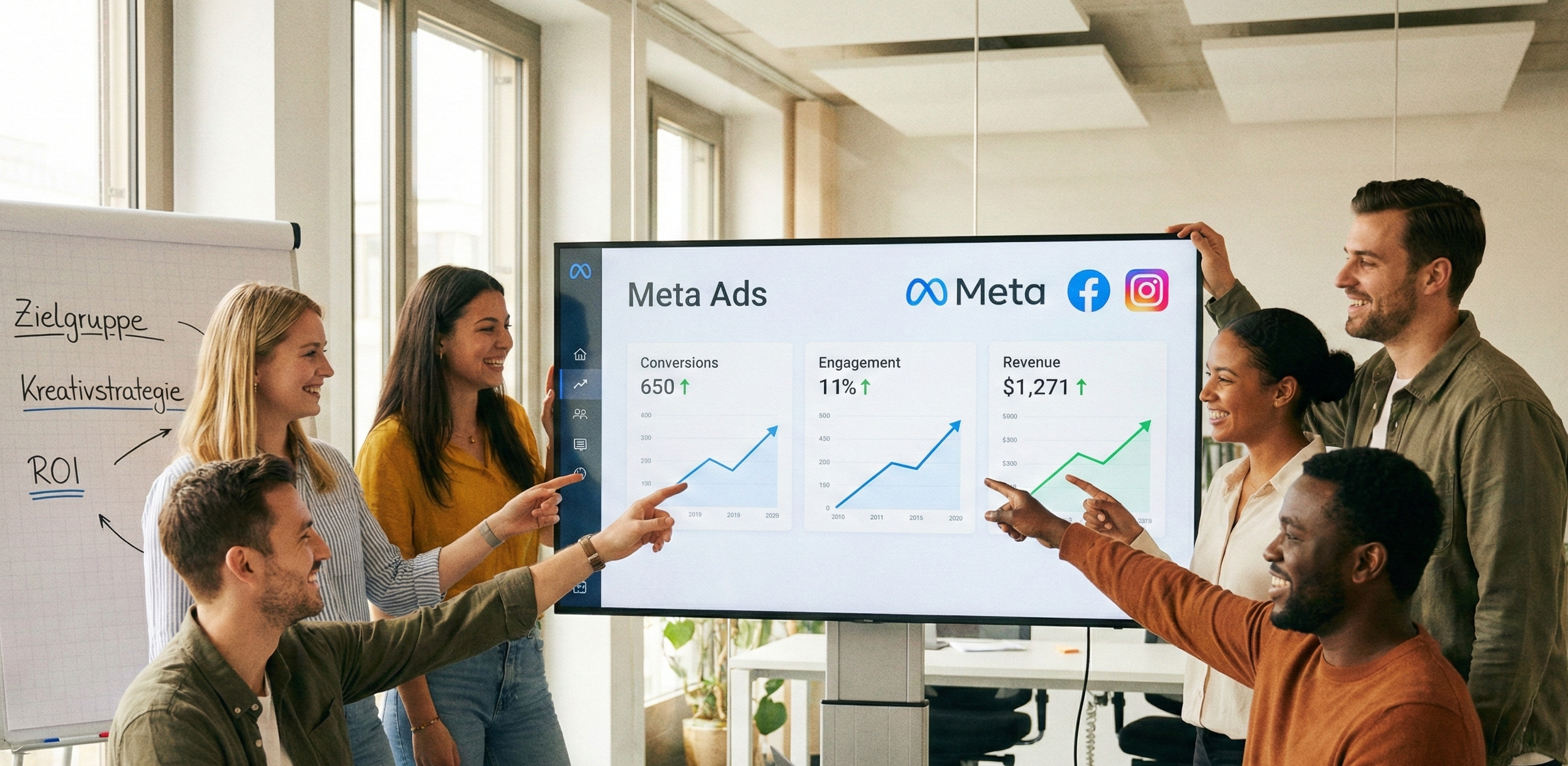 Team was über die 5€ Ad-Formal performence Spricht