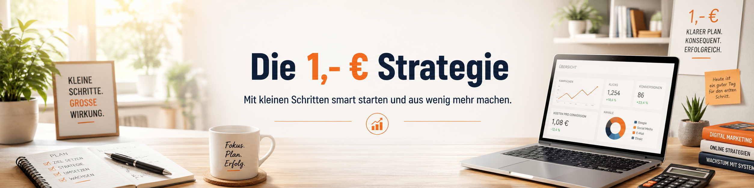 Titelbild Die 1,- € Strategie