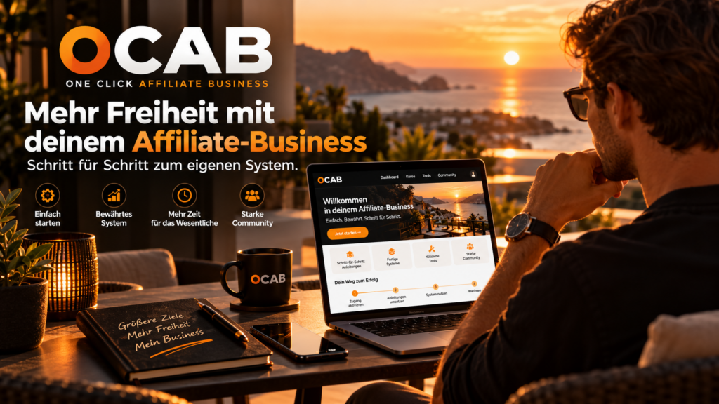OCAB das Schritt für Schritt System.